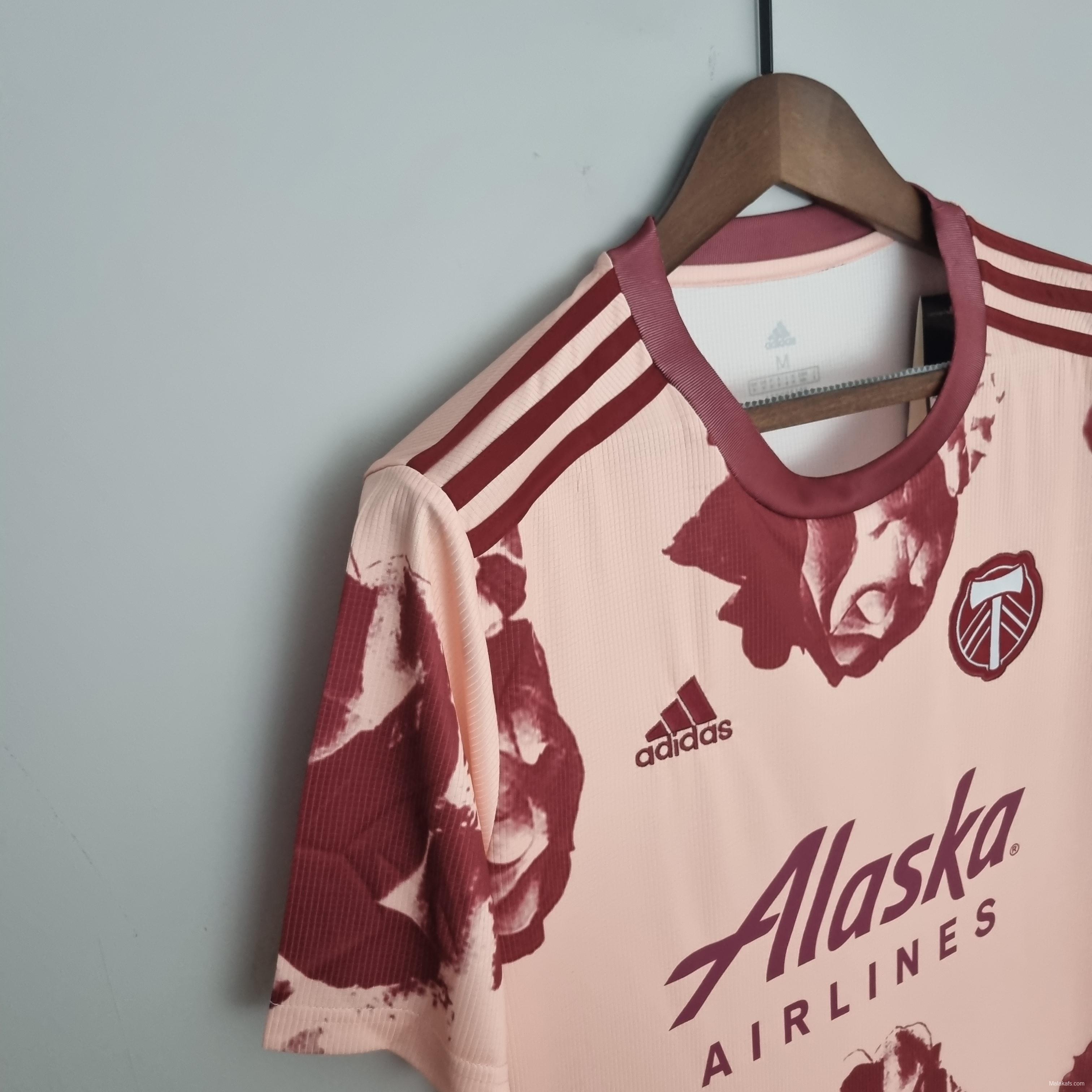 22/23 Portland Timbers Pink Soccer Jersey