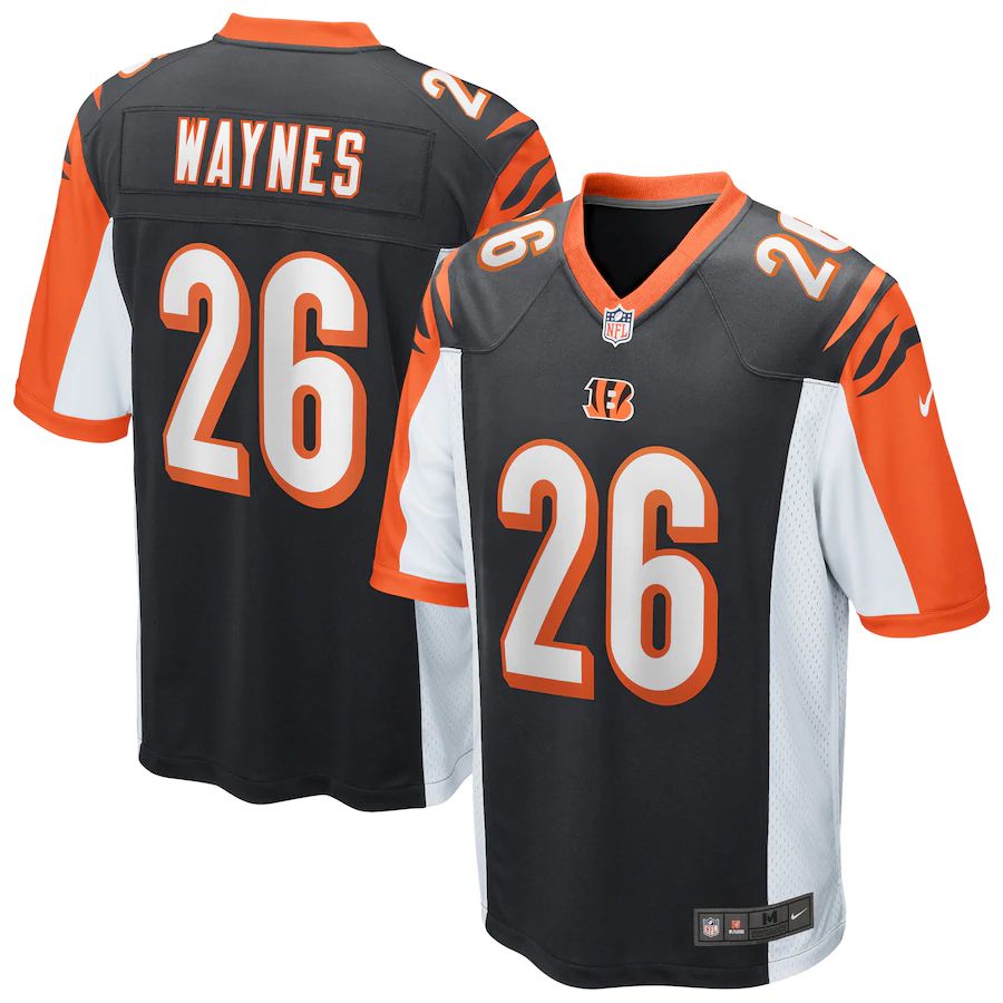 Men's Trae Waynes Black Player Limited Team Jersey