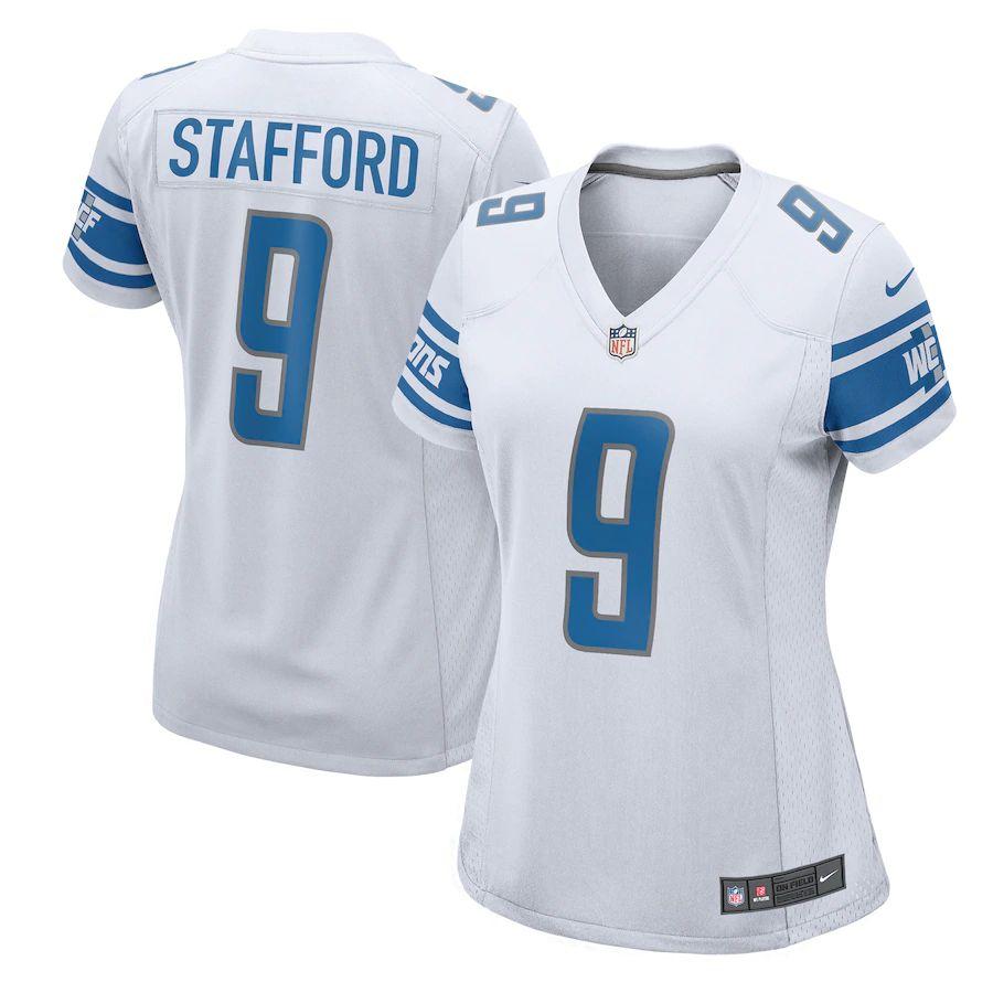 Women's Matthew Stafford White 2017 Player Limited Team Jersey