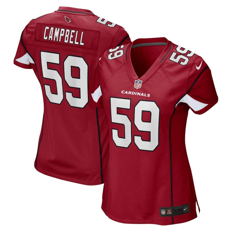Women's De'Vondre Campbell Cardinal Player Limited Team Jersey