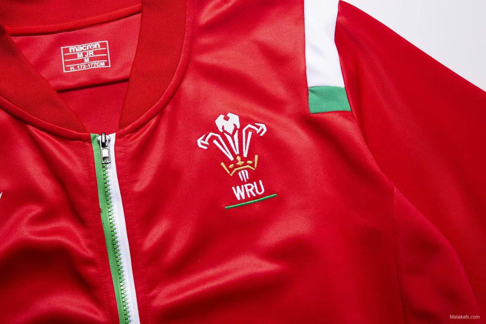 Wales 2021 Mens Anthem Rugby Jacket