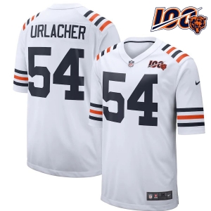 Men's Brian Urlacher White 2019 100th Season Alternate Classic Retired Player Limited Team Jersey