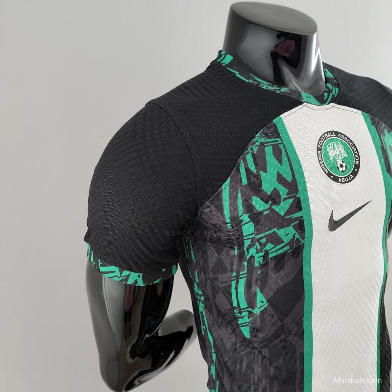 Player Version 2022 Nigeria Home Soccer Jersey