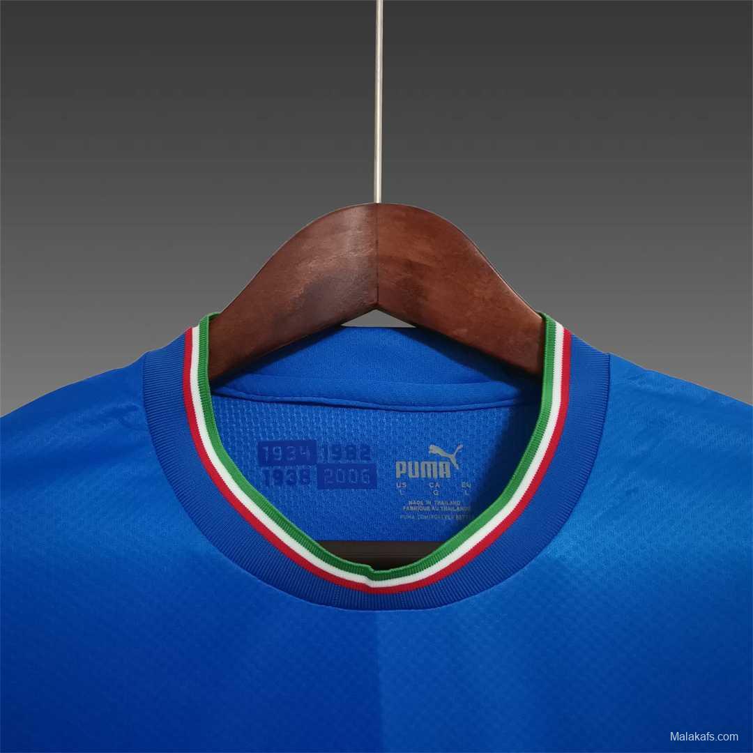 Italy 22/23 Home Jersey Nations League Patch