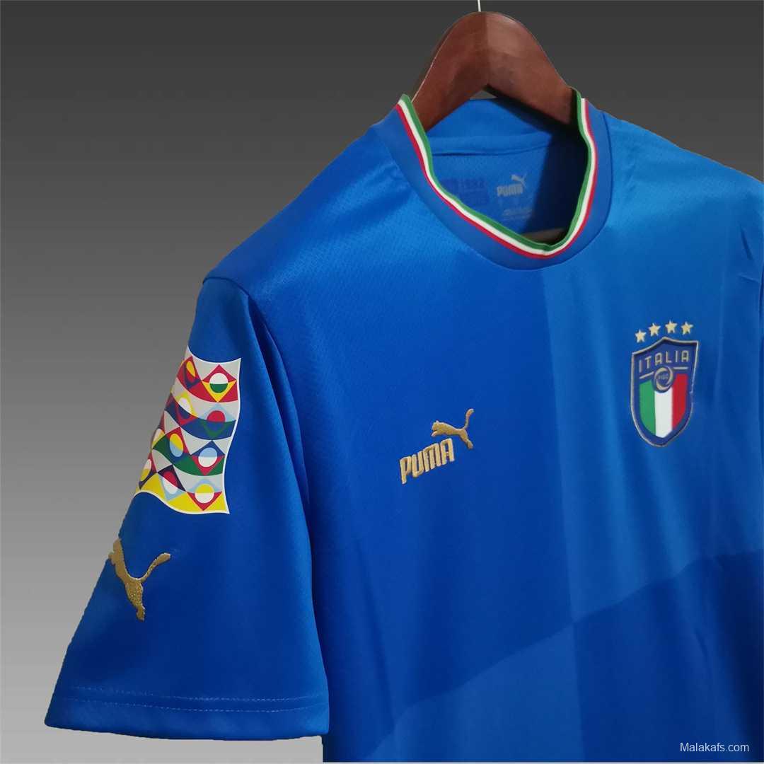 Italy 22/23 Home Jersey Nations League Patch