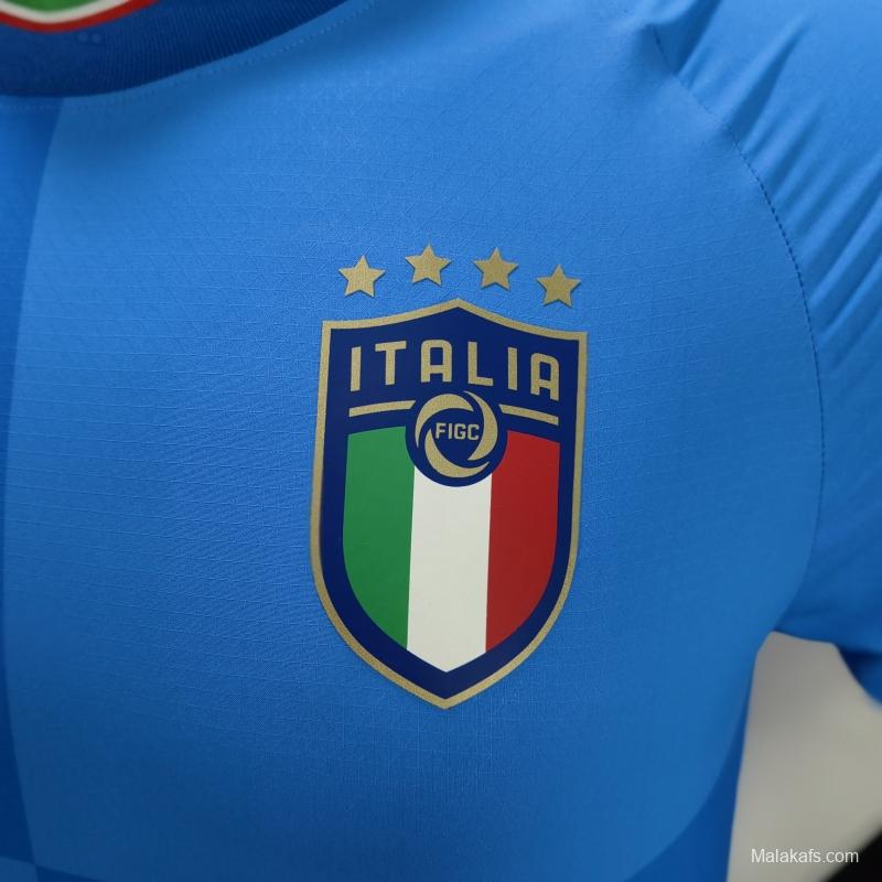 Italy 22/23 Home Player Version Jersey