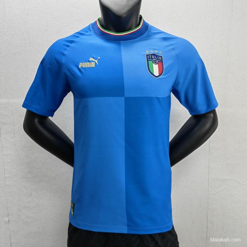 Italy 22/23 Home Player Version Jersey