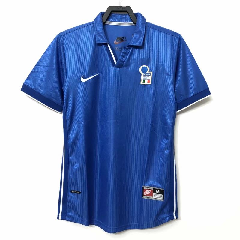 Retro 1998 Italy Home Soccer Jersey