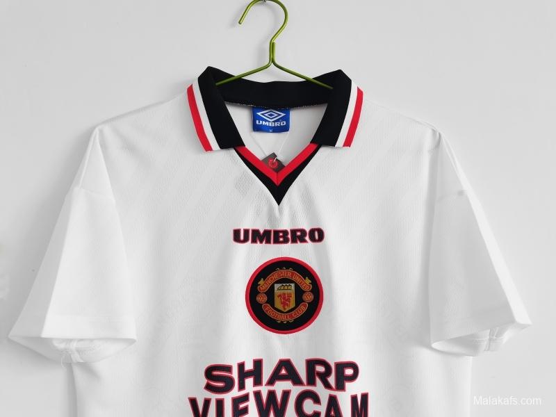 Retro 1996/97 Manchester United Away Soccer Jersey