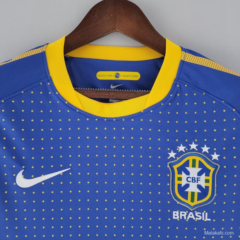 Retro 2010 Brazil Away Soccer Jersey