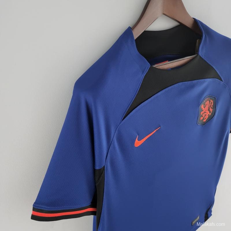 Netherlands 22/23 Away Fans Version Jersey