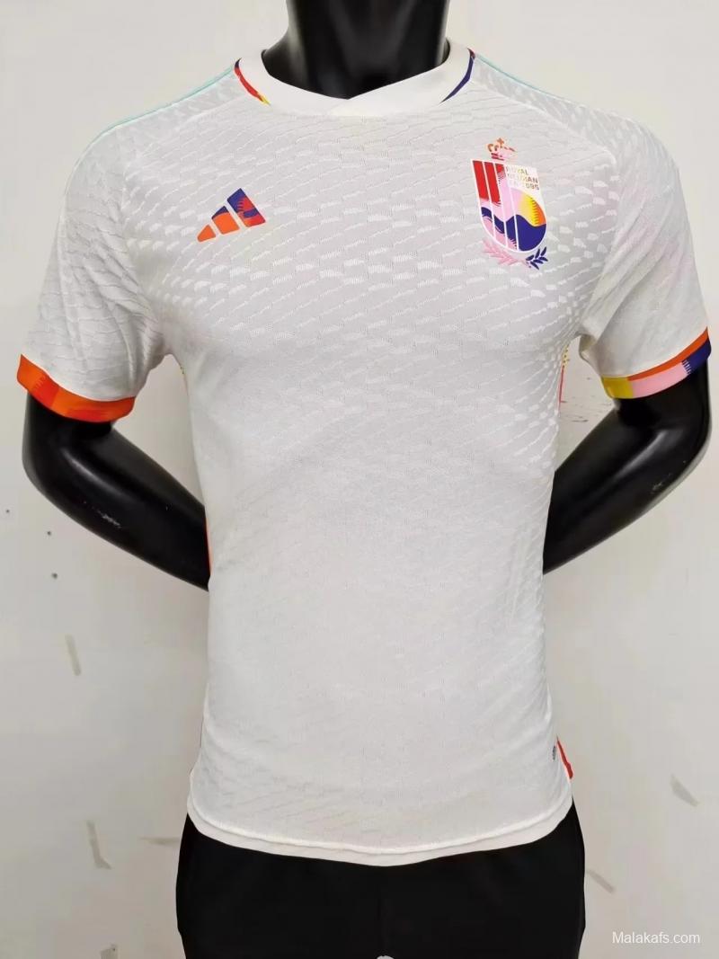 Belgium 22/23 Away Player Version Jersey