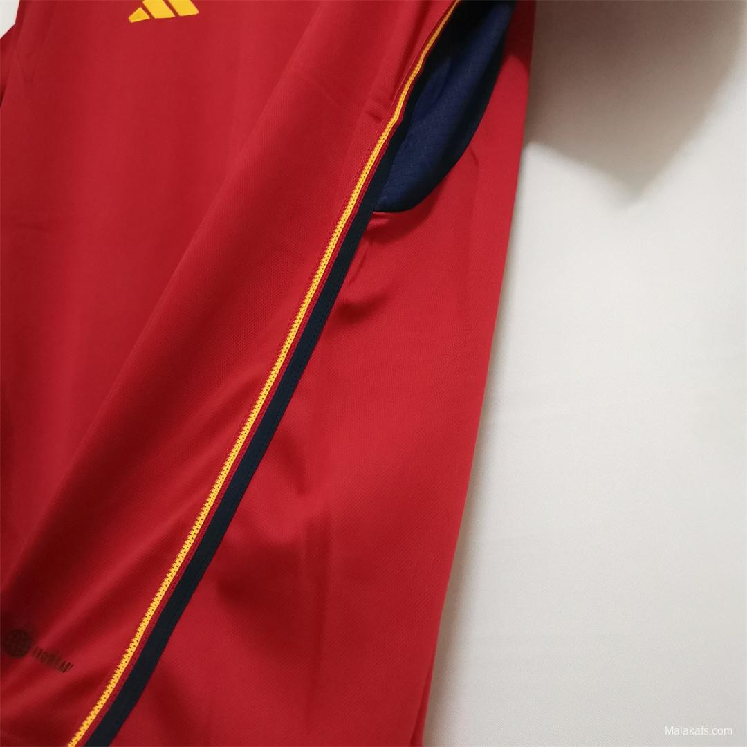 Spain 22/23 Home Fans Version Jersey