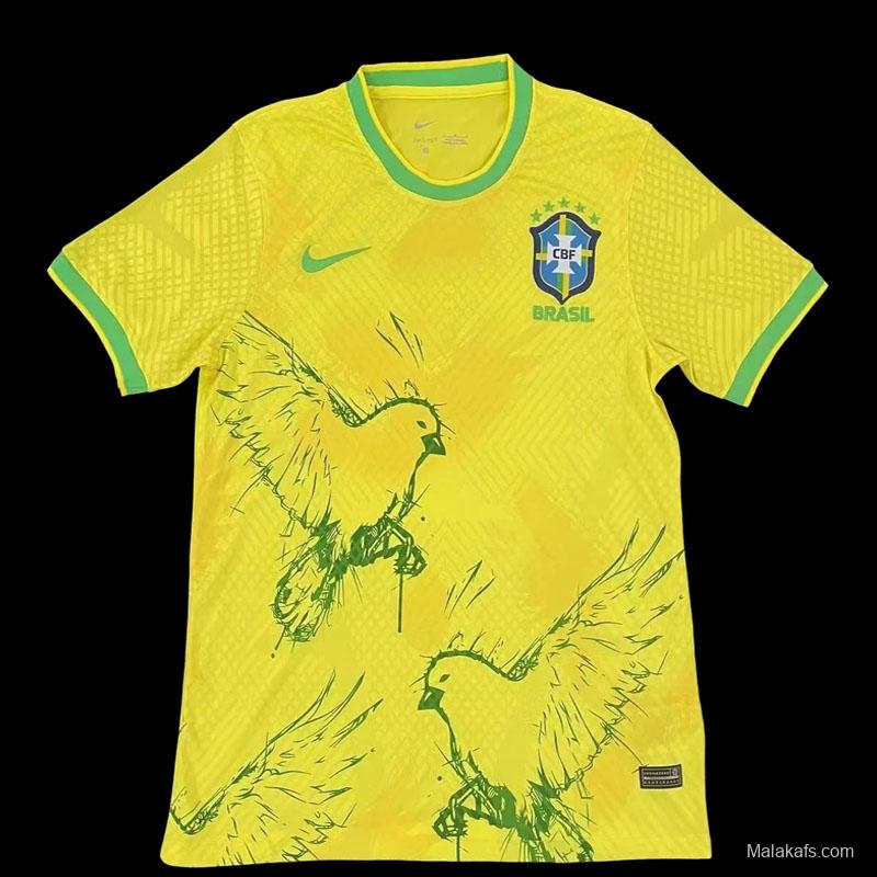 Brazil 2022 Training Jersey Yellow