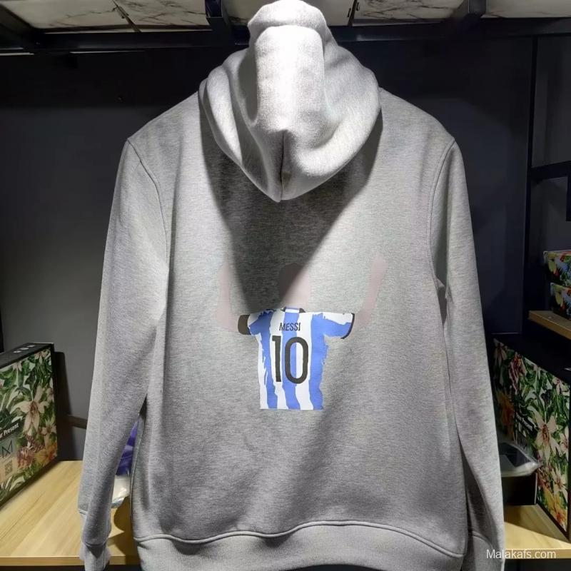 Argentina - Messi - Grey Hoodie