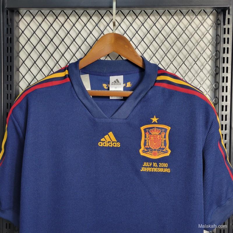 2022 Spain Blue Icon Remake 2010 Season Jersey