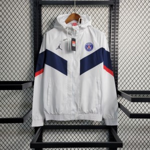 23-24 PSG White Windbreaker