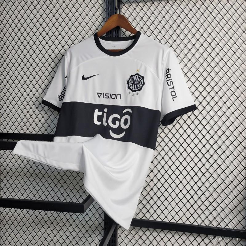 23-24 Paraguayan Olimpia Home Jersey