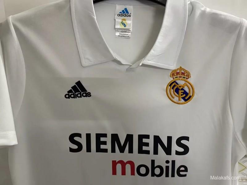 Retro 02/03 Real Madrid Home Century Jersey