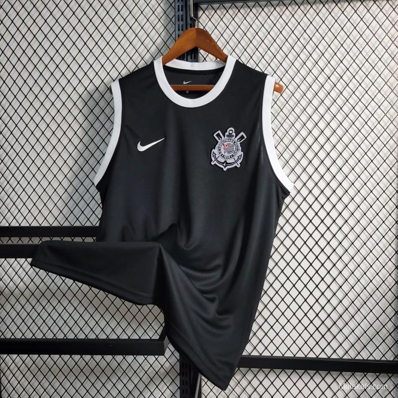 23-24 Corinthians Black Vest Jersey