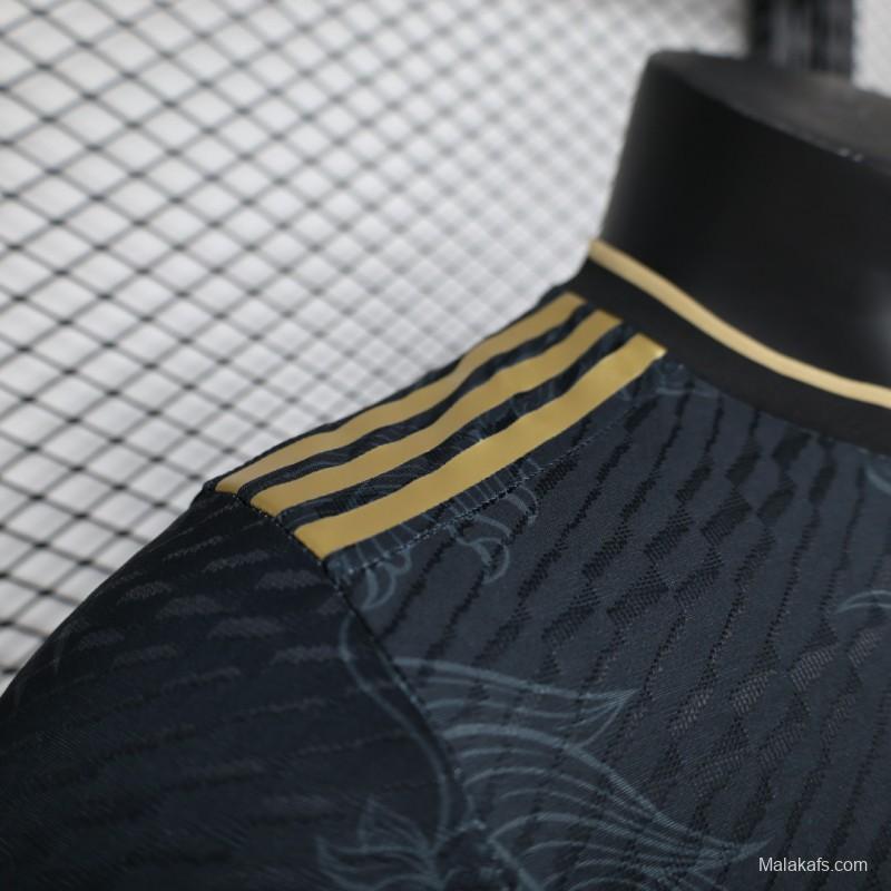 Player Version 23/24 Real Madrid Black Dragon Jersey