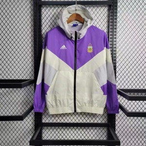 2023 Argentina White Purple Windbreaker