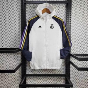24/25 Bayern Munich White Windbreaker