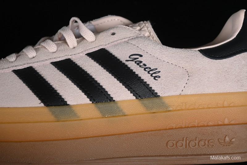 Adidas Originals Gazelle Bold IE0429 Low-Top Sneakers with Thick Sole for Casual Wear, Slip-Resistant and Durable
