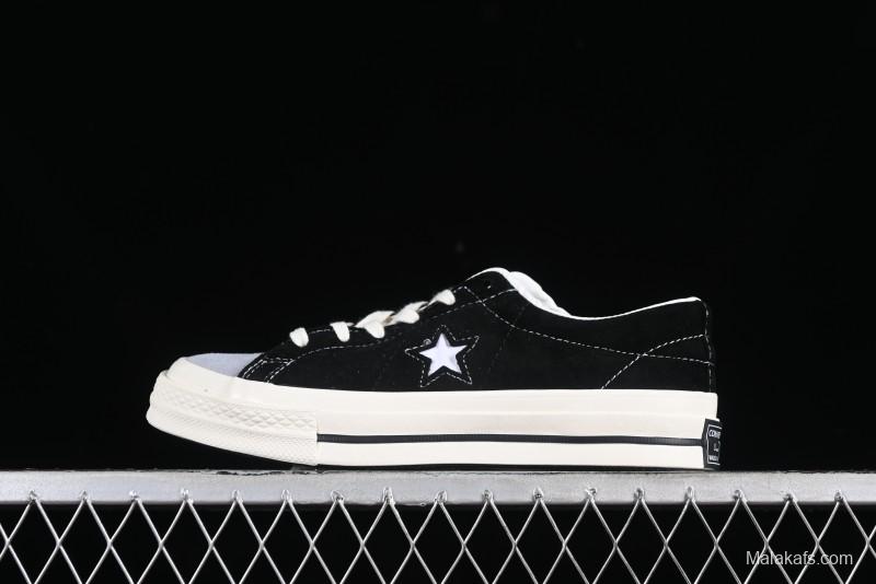 Converse One Star J Vtg Suede Low-Top Casual Sneakers in Black/Grey - M.C3
