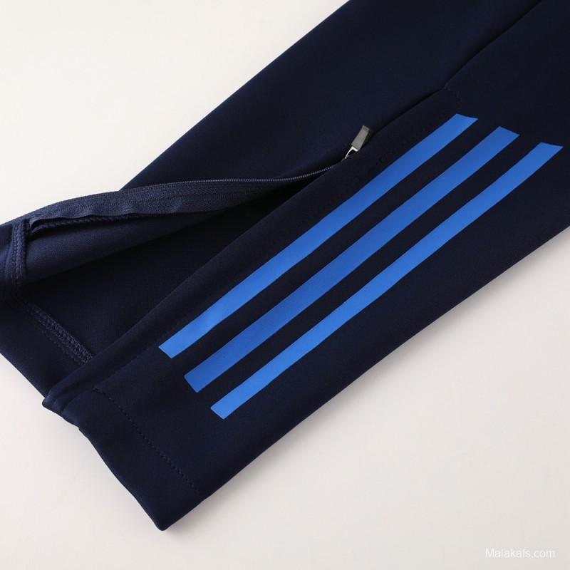 24/25 Adidas Navy/Blue Full Zipper Jacket +Long Pants