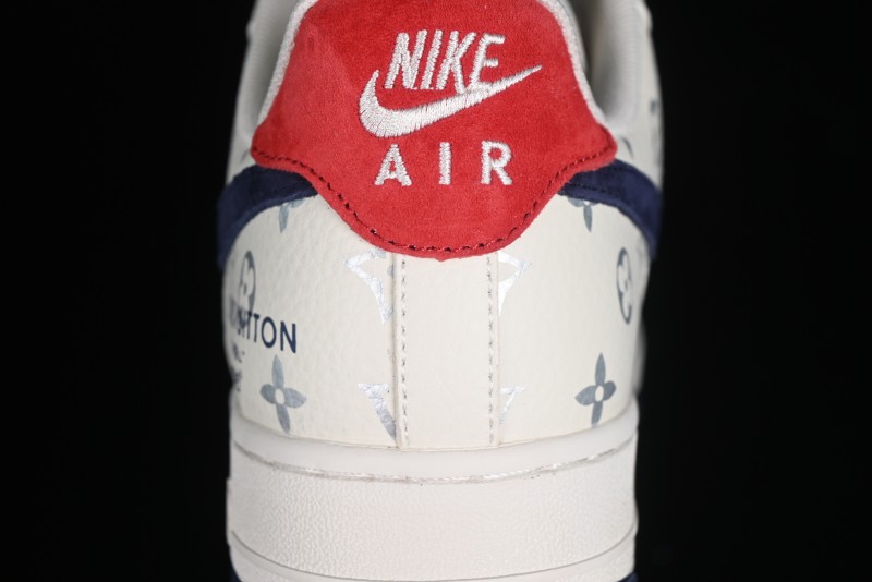 Nike Air Force 1 '07 Low LV Collaboration - Off White Navy Blue Casual Shoes CV1724-111