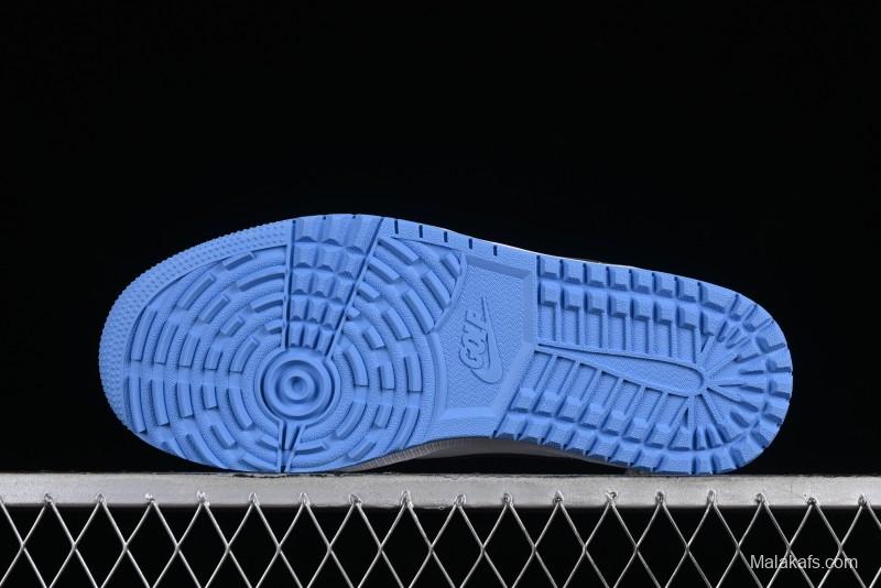 Nike Air Jordan 1 Mule Golf Shoes with University Blue Colorway - FJ1214-400