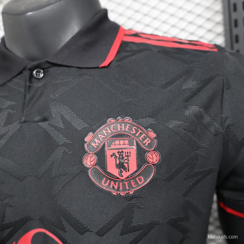 Player Version 25/26 Manchester United Black Special Jersey