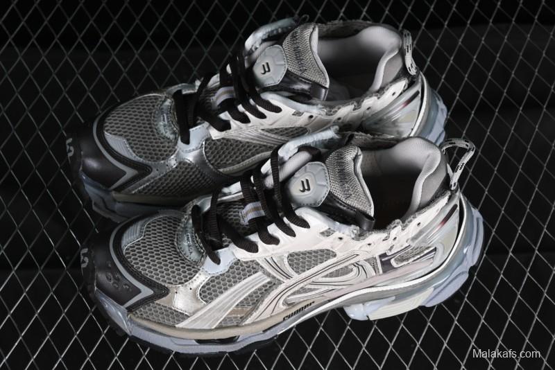 Balenciaga Runner Kith Four Color Retro Casual Sneakers - W3RMU2000