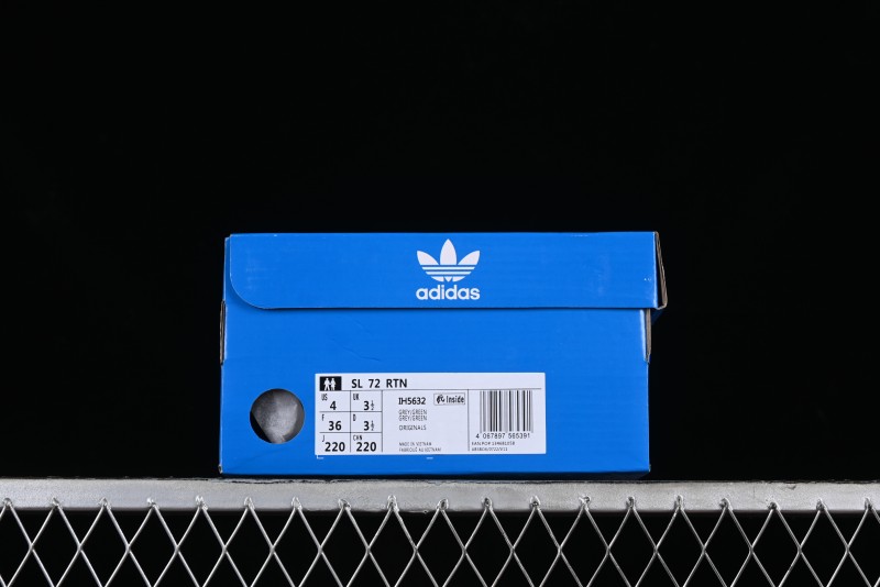 Adidas Originals SL 72 Retro Running Shoes with Ecotex Tongue and EVA Midsole - IH5632
