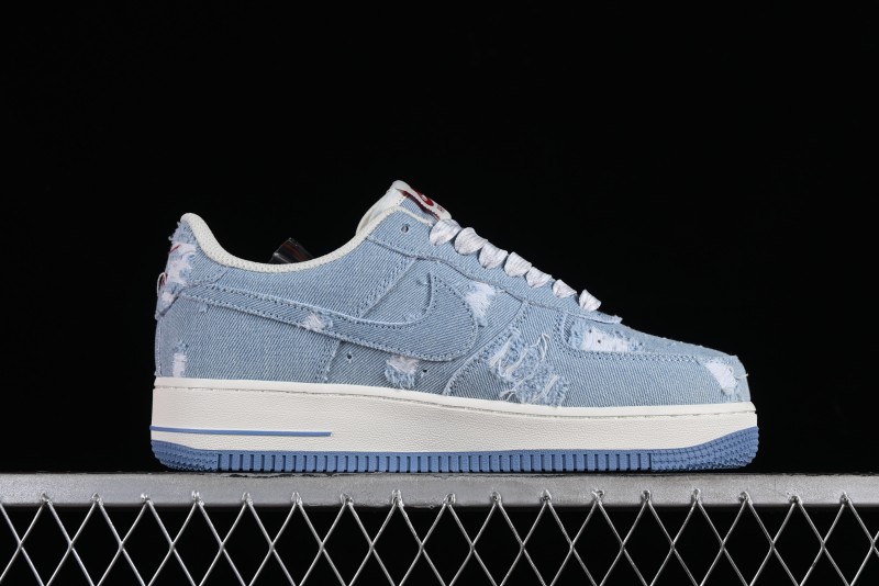 Levi's x Nike Air Force 1 '07 Low Denim Casual Sneakers - CH2211-168
