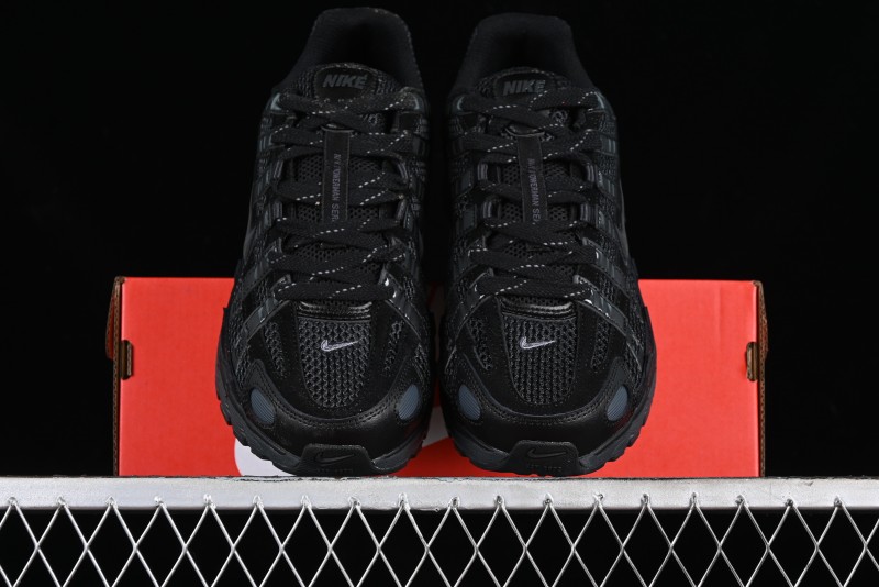 Nike P-6000 PRM Retro Casual Sneakers with Vintage Running Shoe Design - FQ8732-010
