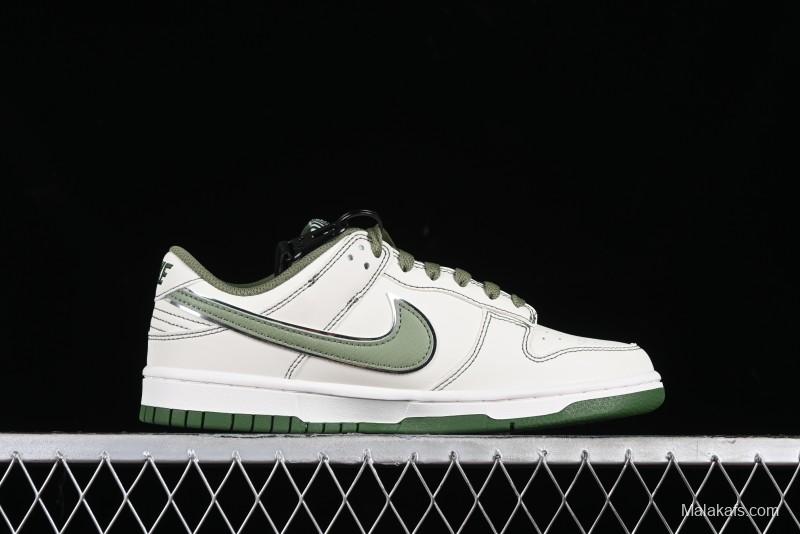 Nike SB Dunk Low OFF-WHITE Collaboration - Anniversary Premium Custom Low-Top Casual Sneakers DJ2024-002