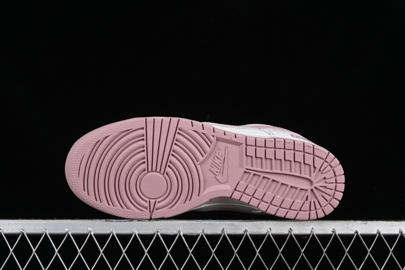 Nike Supreme x SB Dunk Low Collaboration - Rouge Pink Anniversary High-End Custom Low-Top Casual Skate Shoes - DY1503-006