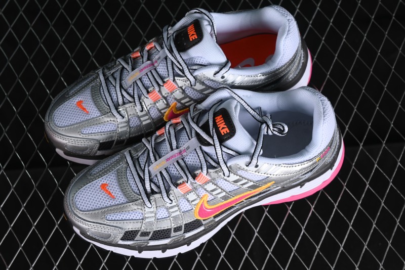 Nike P-6000 Retro Casual Sport Dad Shoes with Layered Design - BV1021-100