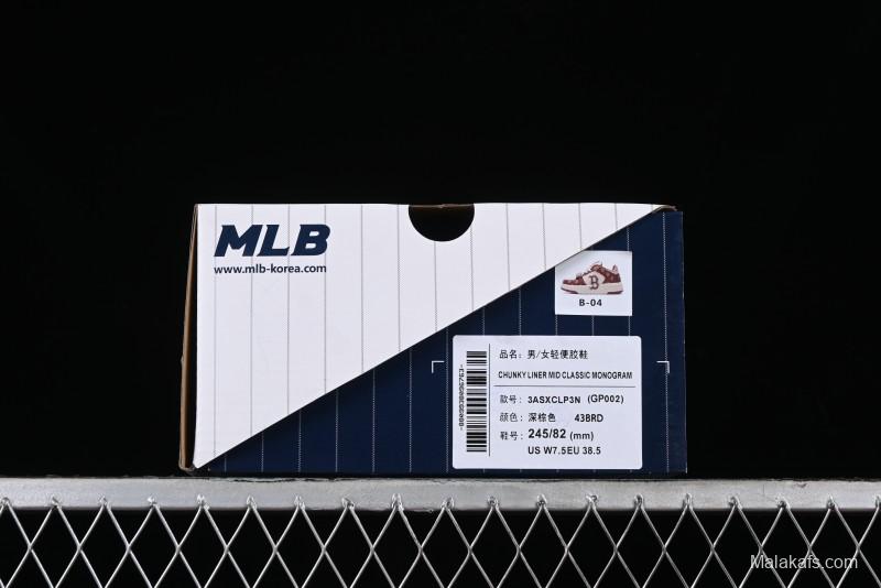 New York Yankees MLB Chunky Liner Lightweight Platform Sneakers with 6cm Height Increase - 3ASXCLP3N43BRD