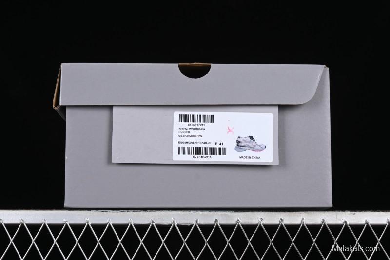 Balenciaga Runner Kith Four Color Retro Casual Sneakers - W3RMU9154