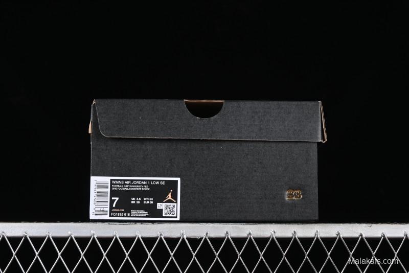 Nike Air Jordan 1 Low AJ1 White Red Casual Sneakers - FQ1935-018