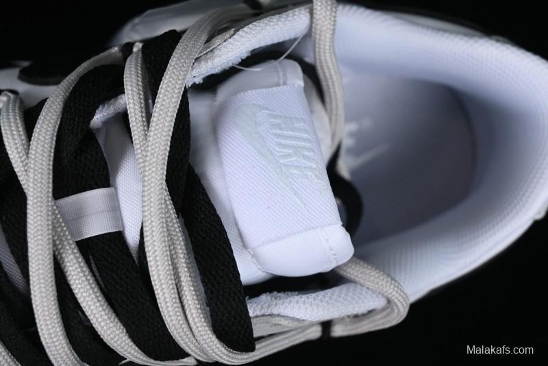 Nike Dunk Low Leather Letter High Street Deconstructed Black Grey SB Strap Low Top Casual Sneakers - DV0831-101