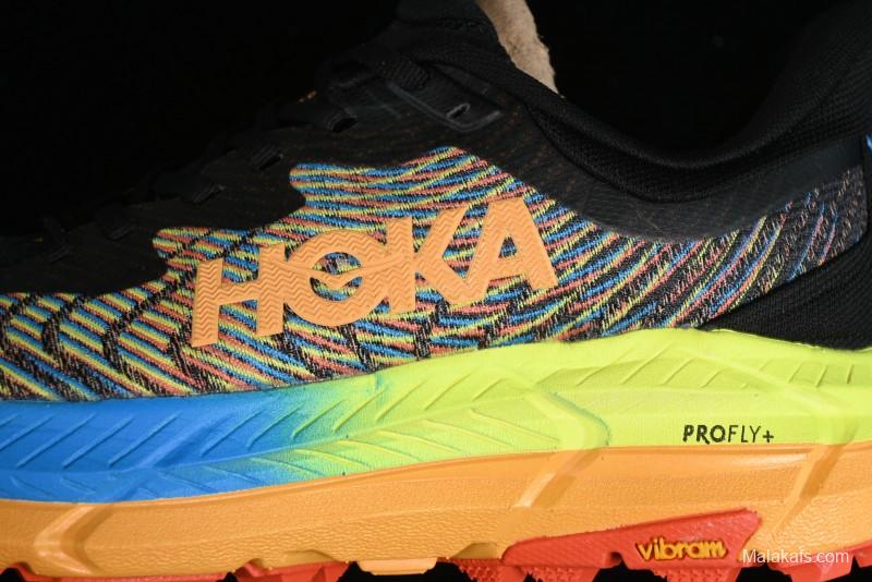 Hoka One One Mafate Speed 4 Low-Cut Professional Trail Running Shoes - 1138472 BKML