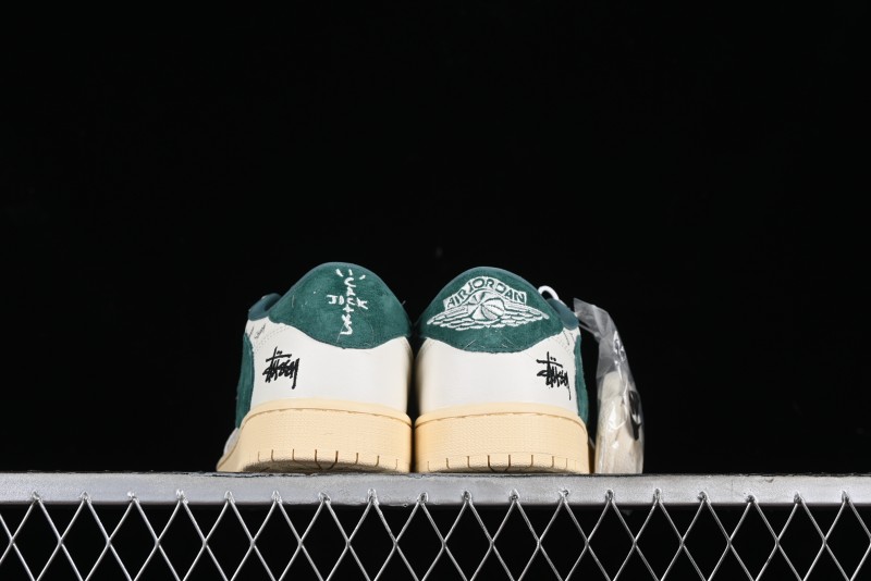 Nike Travis Scott x Fragment Design x Air Jordan 1 Low OG SP AJ1 Retro Sneakers with Unique Collaboration Details - YQ2088-669