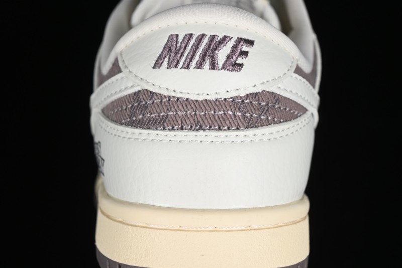 Nike SB Dunk Low LV Collaboration - Denim Patchwork Anniversary High-End Custom Low-Top Casual Sneakers - JH8310-956