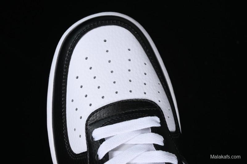 Nike Air Force 1 '07 Low White Black Blue Color Block Casual Sneakers - FN8008-001