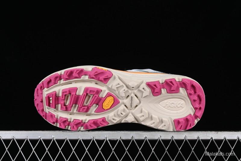 Hoka Mafate Speed 2 Lightweight Cushioned Trail Running Shoes with Vibram Outsole - 1126851 WIFL