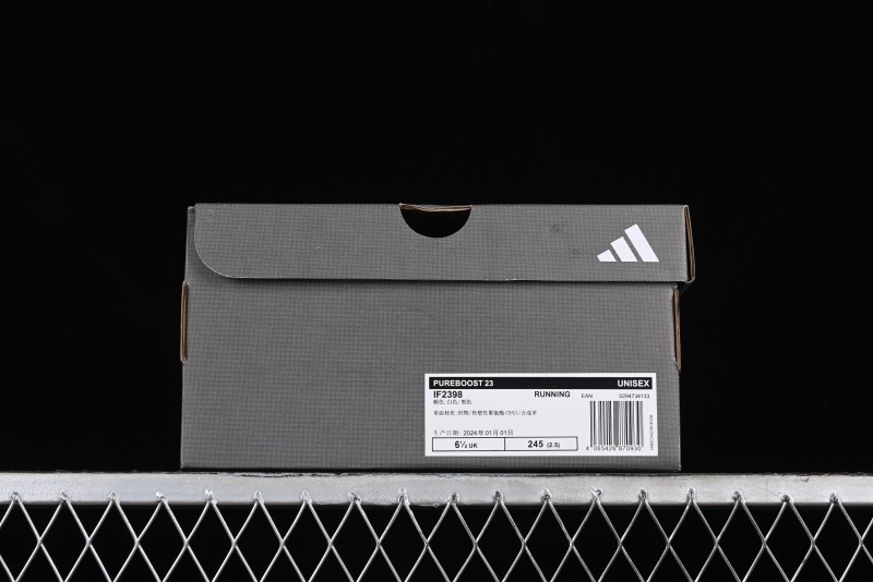 Adidas Pureboost 23 Running Shoes Lightweight Breathable with Full-Length BOOST Cushion - IF2398